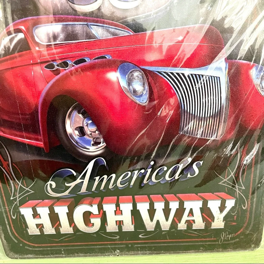 NEW America’s Highway Route 66 Metal Sign